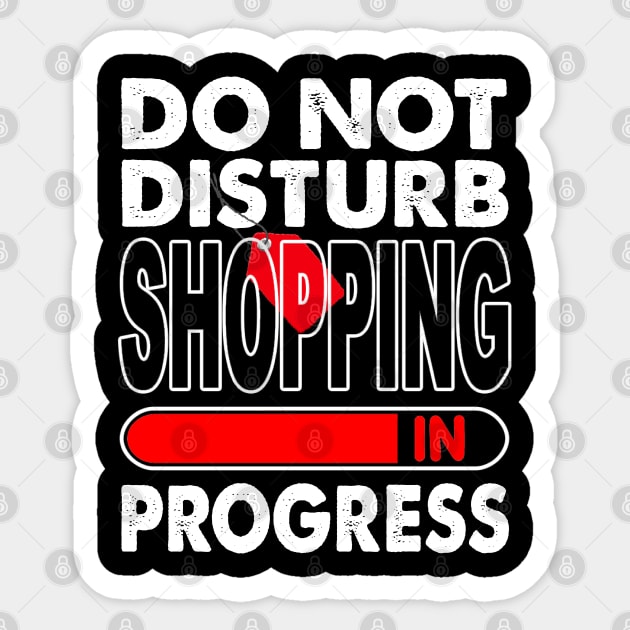 Do Not Disturb Shopping in Progress Sticker by BambooBox